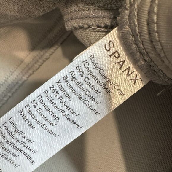 Spanx Camo Jean-ish Ankle Leggings Women Size L High Waist Pull‎ On Stone Wash - Picture 9 of 9